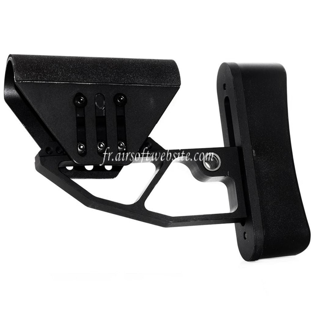 Airsoft Website Léger Réglable Crosse Convient pour M4 M16 Série AEG Fusil Noir