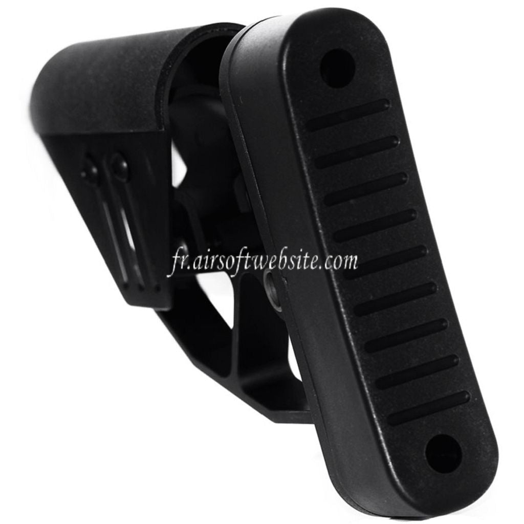 Airsoft Website Léger Réglable Crosse Convient pour M4 M16 Série AEG Fusil Noir