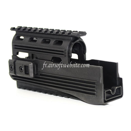 CYMA Haut et Bas Rail de Garde-Main Convient pour AK74 Série AEG Fusil Airsoft Noir