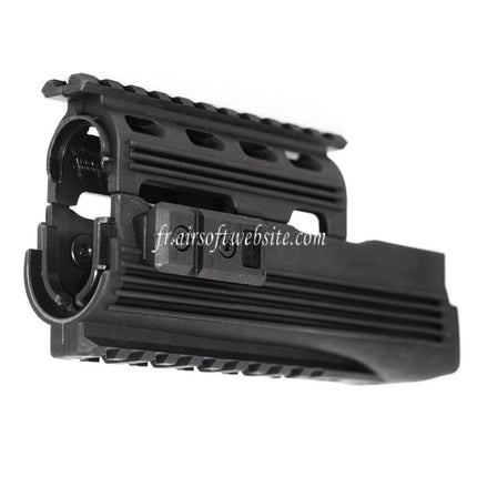 CYMA Haut et Bas Rail de Garde-Main Convient pour AK74 Série AEG Fusil Airsoft Noir