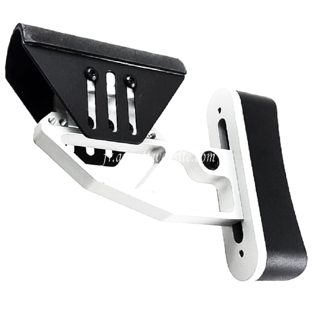 Airsoft Website Léger Réglable Crosse Convient pour M4 M16 Série AEG Fusil Noir/Silver