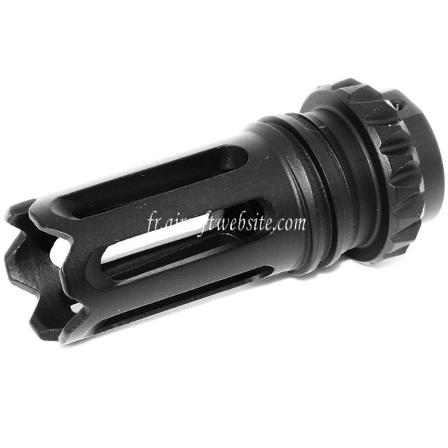 CYMA AAC/QD SCAR Type Frein de Bouche Convient pour -14mm CCW sens antihoraire Canon Fusil Airsoft Noir