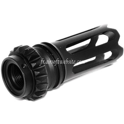 CYMA AAC/QD SCAR Type Frein de Bouche Convient pour -14mm CCW sens antihoraire Canon Fusil Airsoft Noir