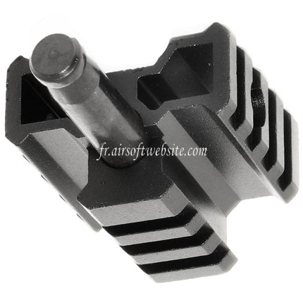 WELL Tri-Rail Bipied Adaptateur connecteur Convient pour Warrior L96A1 MB01 MB04 MB05 Sniper Airsoft