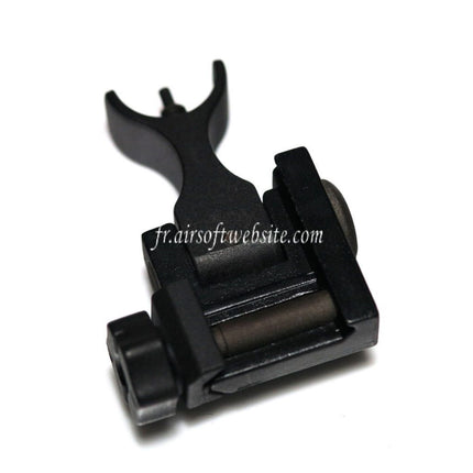 APS Klappbares Battle Visier Passend für Alle M4 M16 AR-Serie Airsoft Gewehre mit Standard 20mm RIS/RAS Schiene