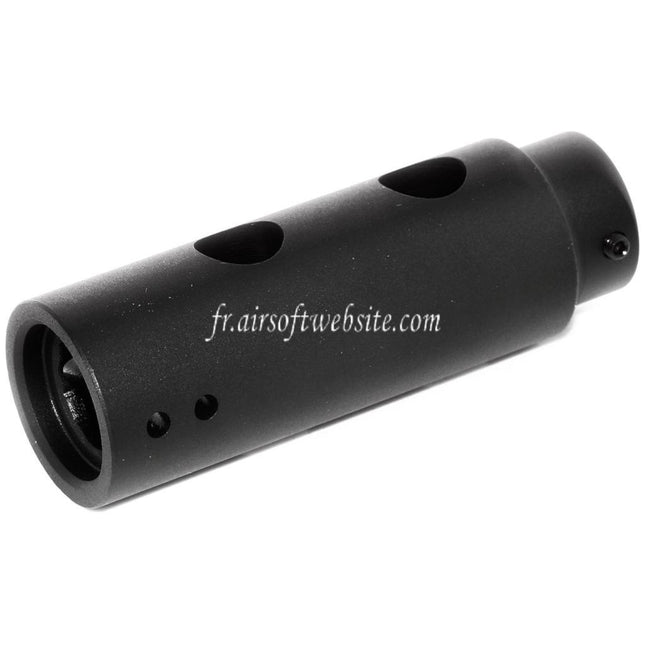 APS Mini Y Comp Muzzle Frein de Bouche Convient pour +14mm CW sens horaire Filetage Canon Fusil Airsoft Noir