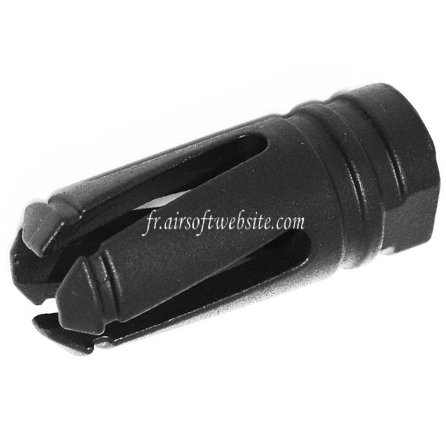 APS Vortex Muzzle Frein de Bouche Convient pour -14mm CCW sens antihoraire Canon Fusil Airsoft Noir