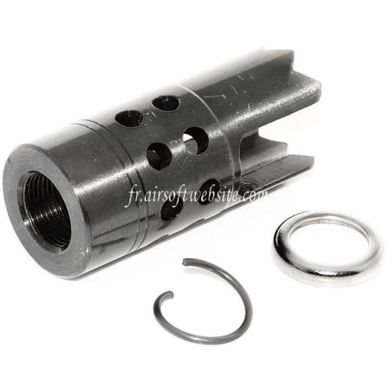 APS Rebar Cutter Frein de Bouche Convient pour +14mm CW sens horaire Fileté Canon Fusil Airsoft