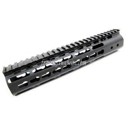 Airsoft Website CNC Aluminum 10 Pouces RAS Garde-Main Keymod Rail System Convient pour M4 M16 AEG Série Fusil Noir