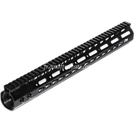 Airsoft Website CNC Aluminum 15 Pouces Keymod RAS Rail de Garde-Main Convient pour M4 M16 Série AEG Fusil Noir