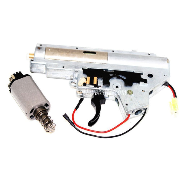 CYMA 6mm Métal Bushing Complète Version 2 V2 Vitesse Boîte avec Moteur Convient pour MP5 Série AEG Fusil Airsoft Arrière Câblage