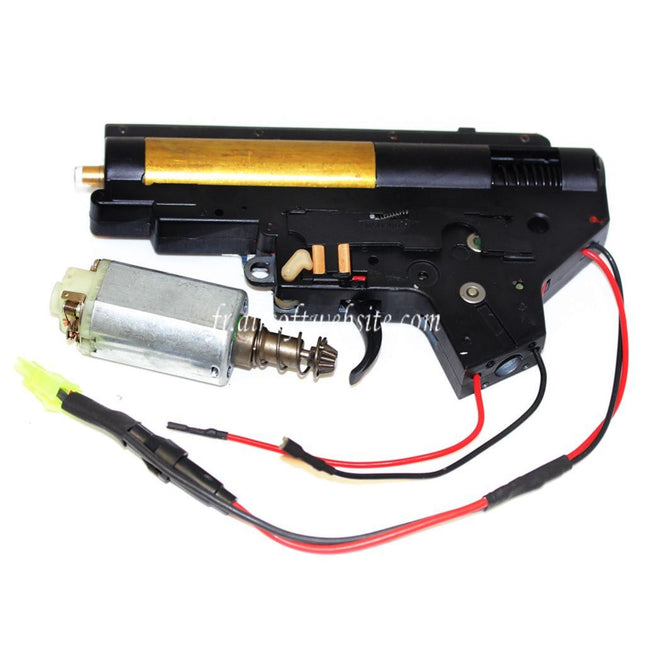 CYMA Version 2 V2 Vitesse Boîte avec Moteur Convient pour M4 M16 Série AEG Fusil Airsoft Arrière Câblage