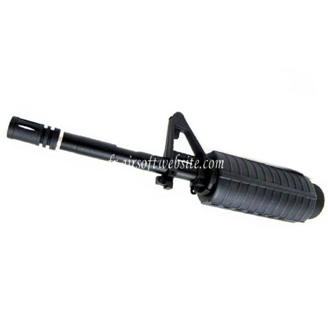 E&C CNC Aluminum RAS Avant Set Rail de Garde-Main avec 12.5 Pouces Canon Extérieur Convient pour M4 M16 M4A1 Série AEG Fusil Airsoft Noir