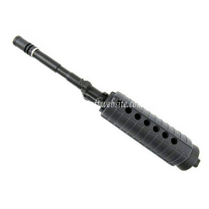 E&C CNC Aluminum RAS Avant Set Rail de Garde-Main avec 12.5 Pouces Canon Extérieur Convient pour M4 M16 M4A1 Série AEG Fusil Airsoft Noir
