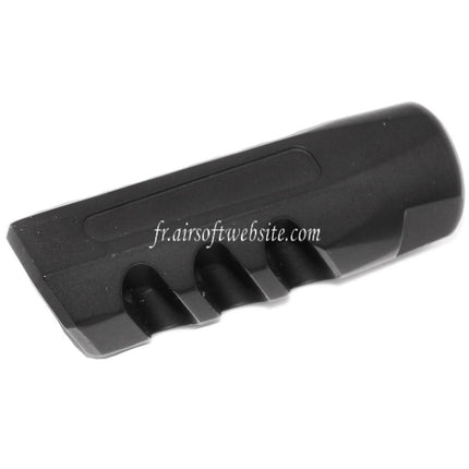 APS EMG Licensed F1 Firearms Angle Faced Frein de Bouche Cache-Flamme Convient pour -14mm CCW sens antihoraire Canon Fusil Airsoft