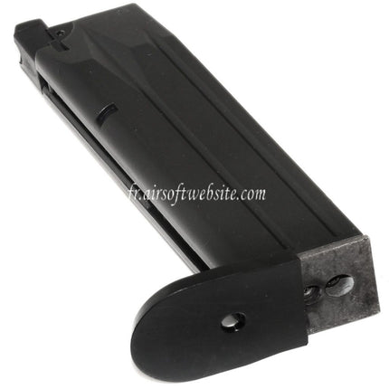 Airsoft Website 21 Billes Gaz Chargeur Convient pour WE (WE-TECH) Bulldog Tokyo Marui PX4 GBB Pistolet Airsoft Noir