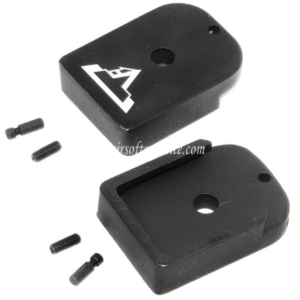 ARMY ARMAMENT 2-Piece R601 TTI Combat Master Magazine Base Plate Cover Suitable for ARMY / EMG SAI STI TTI / AW / WE / Tokyo Marui Hi-Capa GBB Gas Pistol Magazine