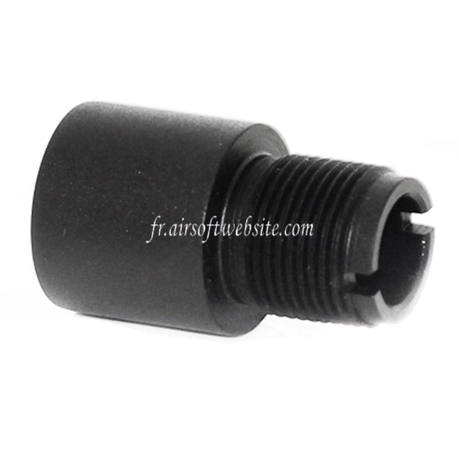 Airsoft Website Canon Silencieux Adaptateur (+14mm CW sens horaire To -14mm CCW sens antihoraire) Convient pour AEG GBB Fusil