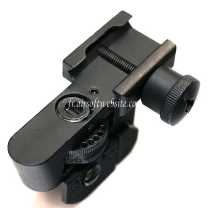 D-BOYS Tactical CQB Dual Apertures Hausse Convient pour 20mm Rail Fusil Airsoft