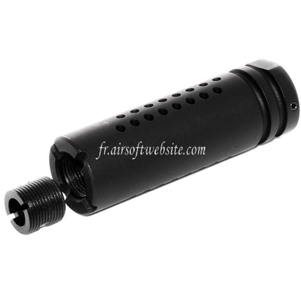 APS UAR Muzzle Frein de Bouche Convient pour -14mm CCW sens antihoraire Canon Fusil Airsoft Noir