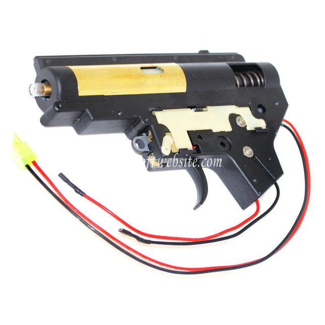 D-BOYS 7mm Bearing AEG Renforcé Vitesse Boîte Version 2 Convient pour M4 Série AEG Fusil Airsoft Noir