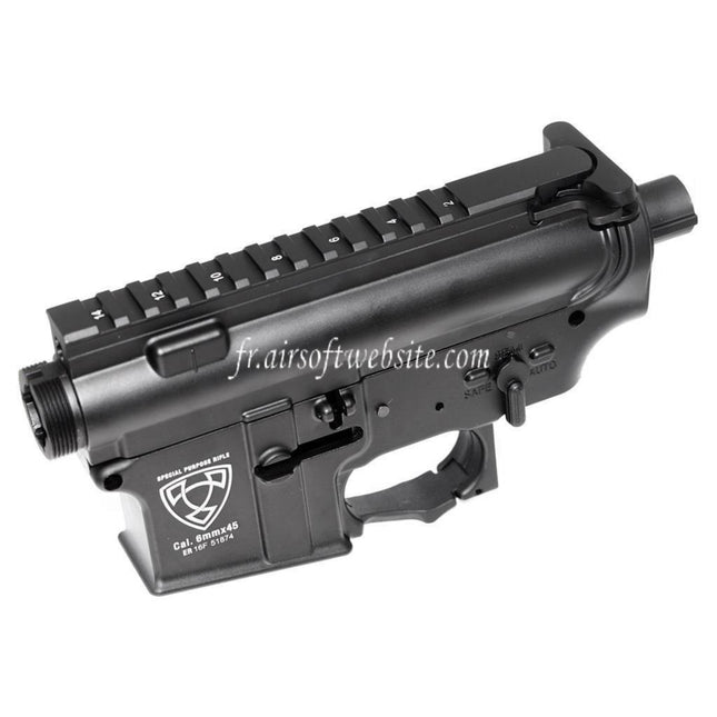 APS Logo Haut Bas Boîtier Convient pour APS ASR Tokyo Marui M4 M16 Série AEG Fusil Airsoft