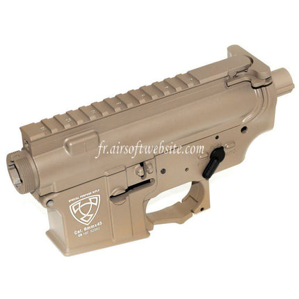 APS Logo Haut Bas Boîtier Convient pour APS ASR Tokyo Marui M4 M16 Série AEG Fusil Airsoft
