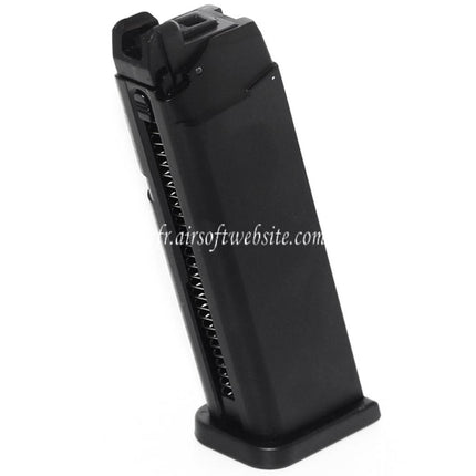 ARMY ARMAMENT 25 BB Gas Magazine Suitable for G17 G18C G-Series GBB Airsoft Pistol Black