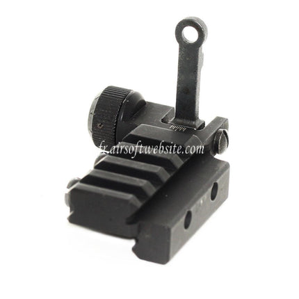 D-BOYS PDW Rabattable Hausse Base Convient pour 20mm Rail Fusil Airsoft