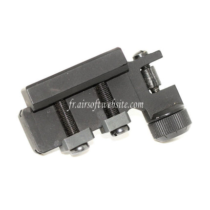 D-BOYS PDW Rabattable Hausse Base Convient pour 20mm Rail Fusil Airsoft