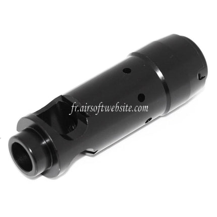 D-BOYS AK74S Frein de Bouche Convient pour -14mm CCW sens antihoraire Canon Fusil Airsoft Noir