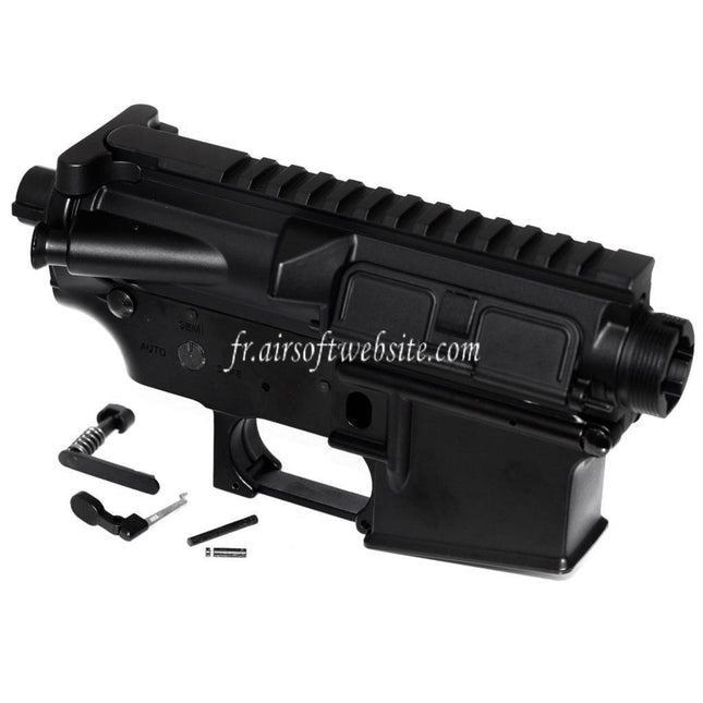 CYMA Haut Bas Boîtier Convient pour CYMA Tokyo Marui M4 M16 Série AEG Fusil Airsoft Noir