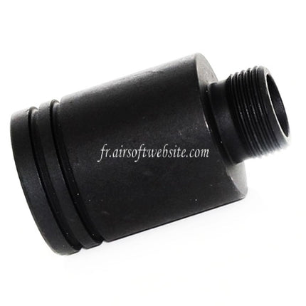 Airsoft Website Schalldämpferadapter -14mm CCW Linksgewinde Passend für G36C Serie AEG GBB Gewehr