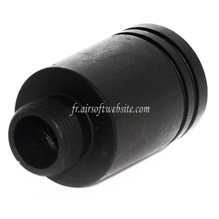 Airsoft Website Schalldämpferadapter -14mm CCW Linksgewinde Passend für G36C Serie AEG GBB Gewehr
