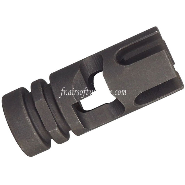 AIRSOFT WEBSITE Tactique FSC556 Type Métal Cache-flamme Convient pour Filetage -14mm CCW Sens Anti-Horaire Canon Fusil Noir