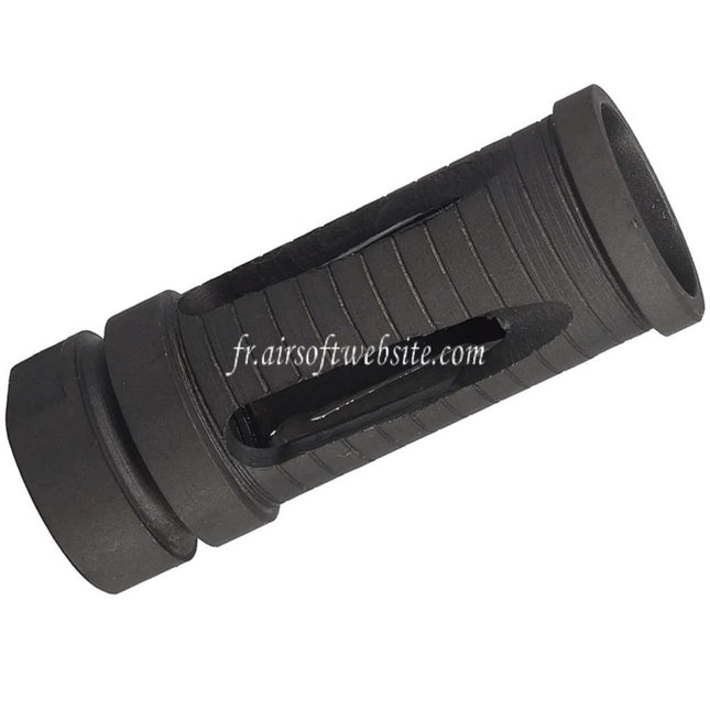 AIRSOFT WEBSITE 56mm Métal Cache-flamme Convient pour Filetage -14mm CCW Sens Anti-Horaire Canon Fusil Noir