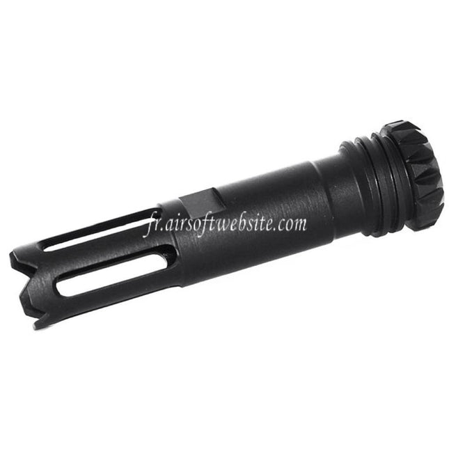CYMA Full Métal AAC Frein de Bouche Convient pour -14mm CCW sens antihoraire Canon Fusil Airsoft Noir