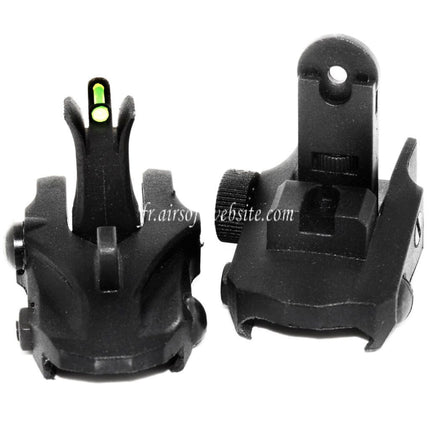 APS Athena Back Up Guidon Hausse Set Convient pour 20mm Standard Rail