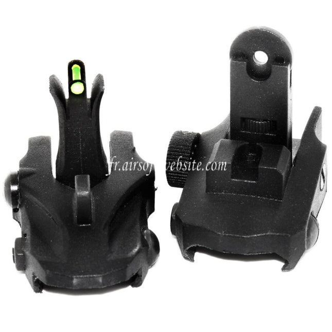 APS Athena Back Up Guidon Hausse Set Convient pour 20mm Standard Rail