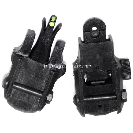 APS Athena Back Up Guidon Hausse Set Convient pour 20mm Standard Rail