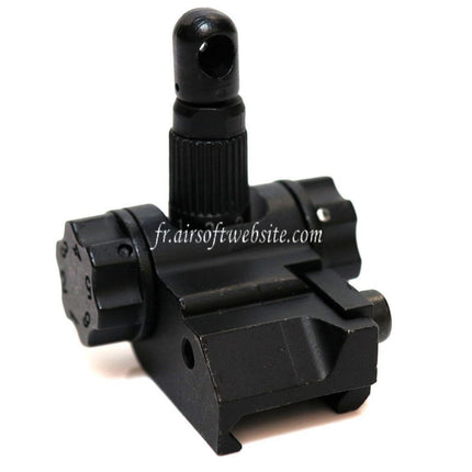 D-BOYS SCAR Type Métal Rabattable Hausse Convient pour M4 M16 AR Série Fusil Airsoft