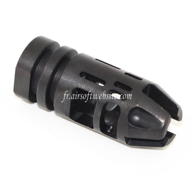 5KU EPSILON 556 Type Métal Frein de Bouche Convient pour -14mm CCW sens antihoraire Canon Fusil Airsoft Noir