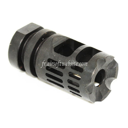 5KU Gamma 556 Type Métal Frein de Bouche Convient pour -14mm CCW sens antihoraire Canon Fusil Airsoft Noir
