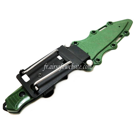 CYMA Plastic 141 Nimravus Tanto Dummy Knife (Non-sharp Soft Rubber Dummy Knife) with Sheath
