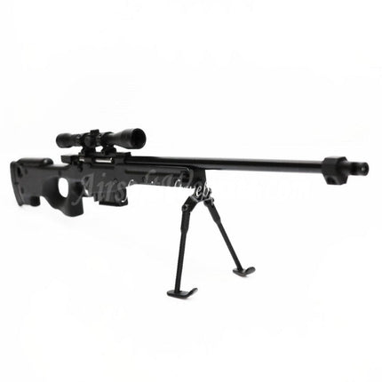 Airsoft Website 12 Inch Non-Functional Toy Model Kit 1:6 L96 Metal Rifle Black