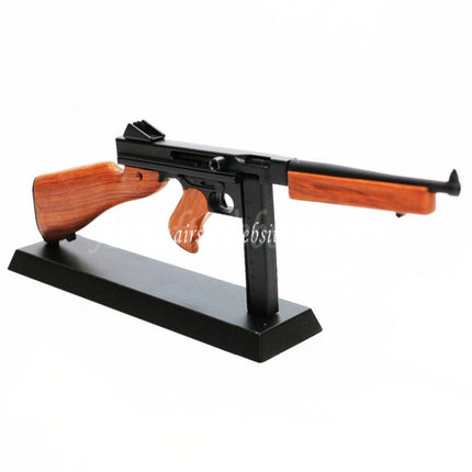 Airsoft Website 12 Inch Non-Functional Toy Model Kit 1:6 M1A1 Thompson Rifle Black/Brown