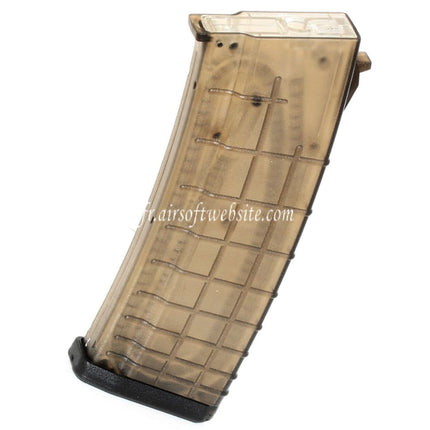 CYMA 170 Billes Mip-Cap Bulgarian Waffle Chargeur Convient pour AK Série AEG Fusil Airsoft Translucide Brun