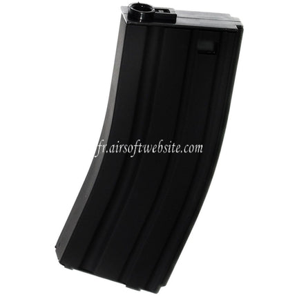 E&C 70 Billes Métal Mid-Cap Chargeur Convient pour M4 M16 Série AEG Fusil Airsoft Noir