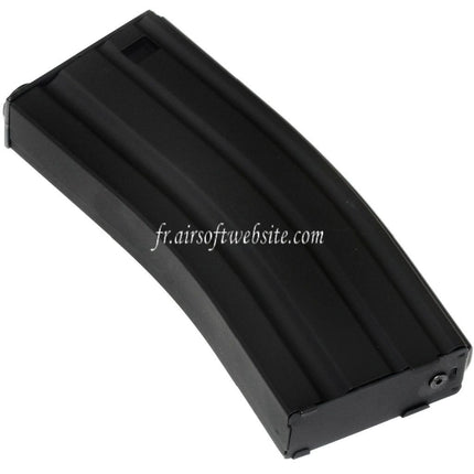 E&C 70 Billes Métal Mid-Cap Chargeur Convient pour M4 M16 Série AEG Fusil Airsoft Noir
