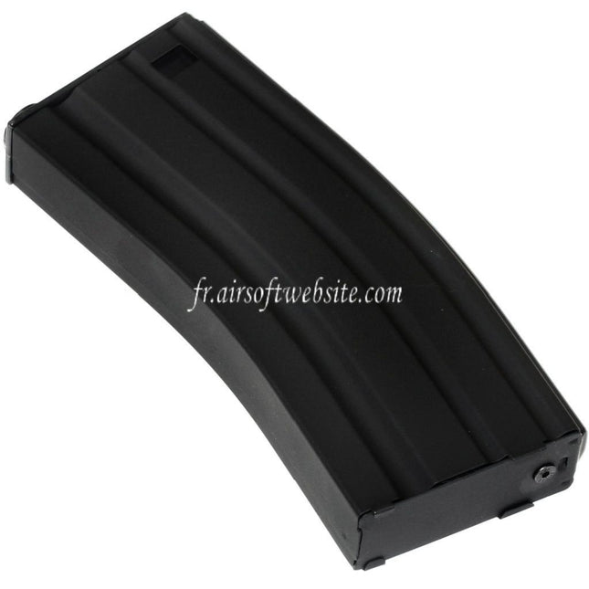 E&C 70 Billes Métal Mid-Cap Chargeur Convient pour M4 M16 Série AEG Fusil Airsoft Noir